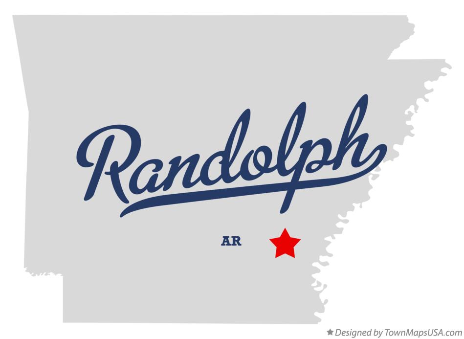 Map of Randolph Arkansas AR