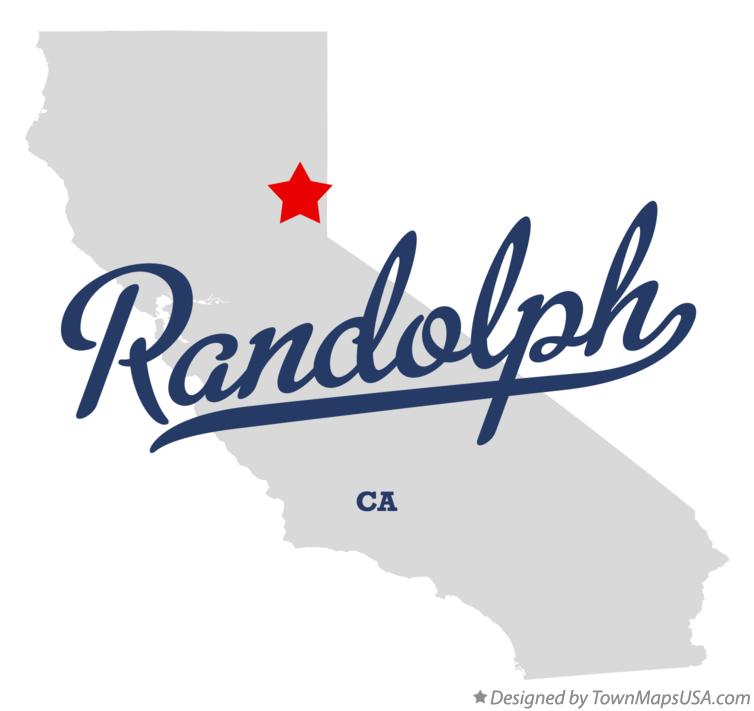 Map of Randolph California CA