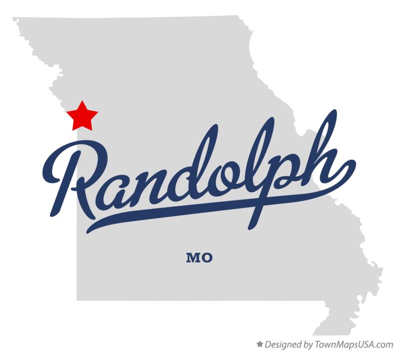 Map of Randolph Missouri MO