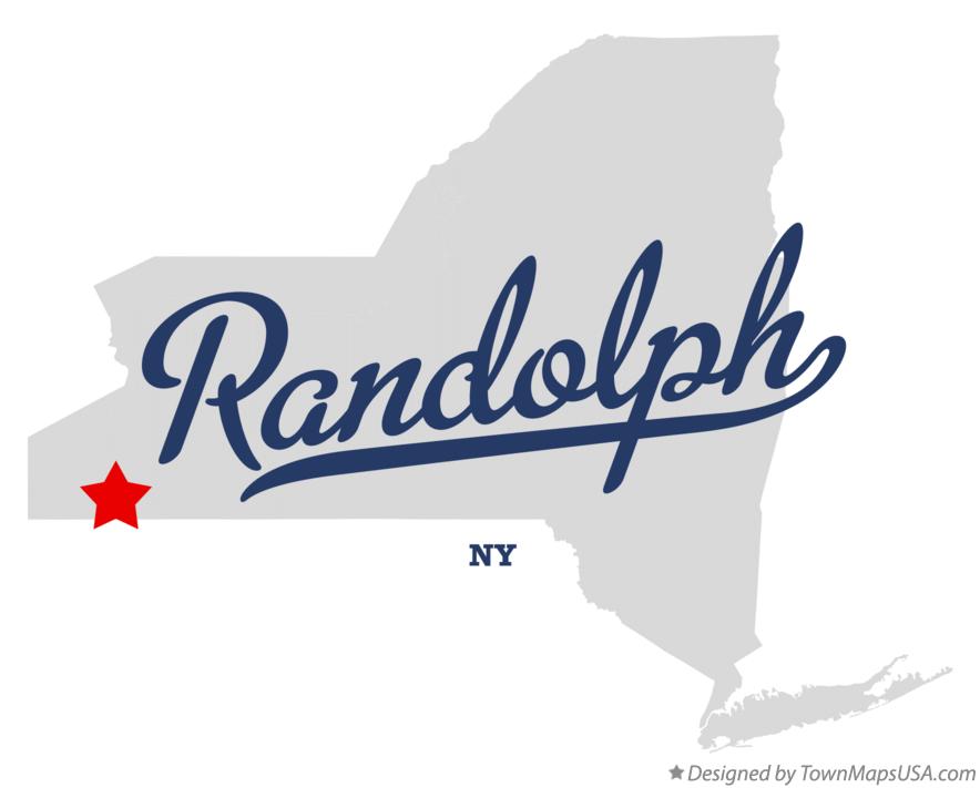 Map of Randolph New York NY