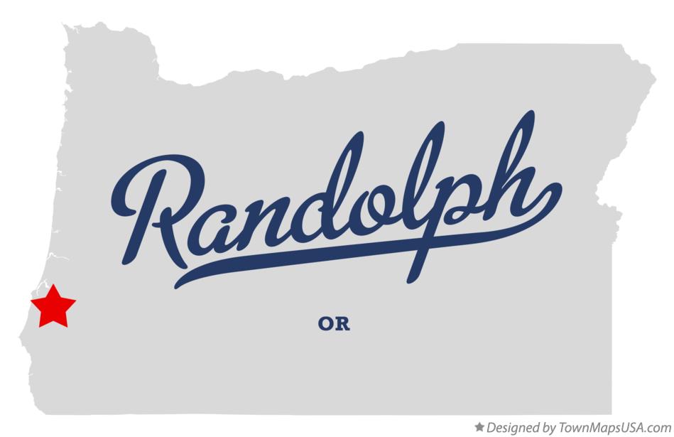 Map of Randolph Oregon OR