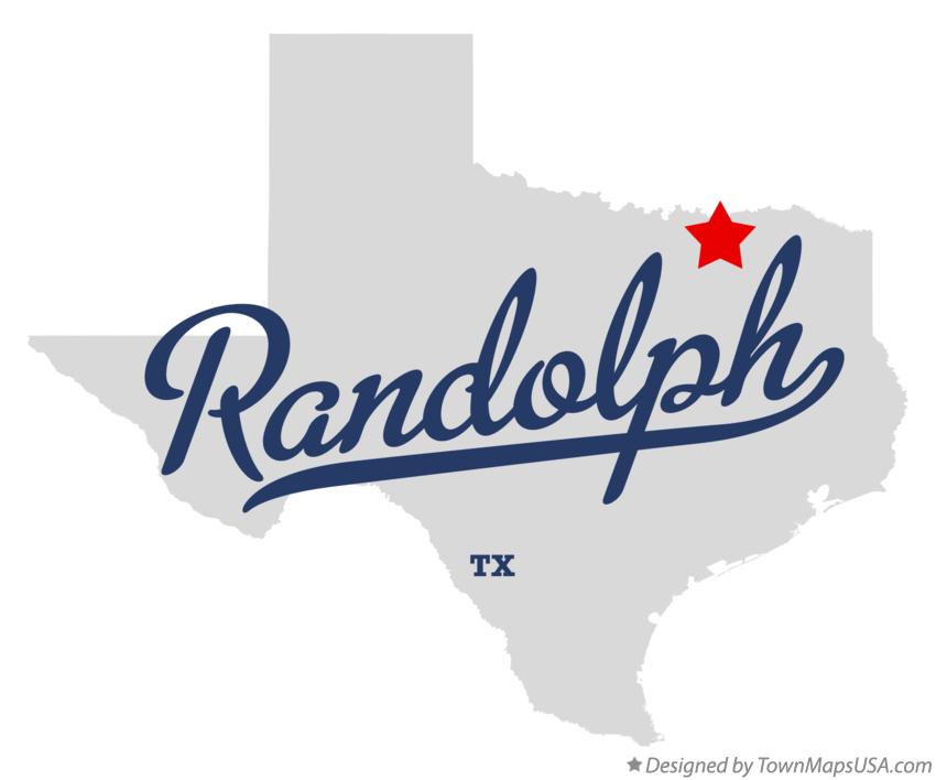 Map of Randolph Texas TX