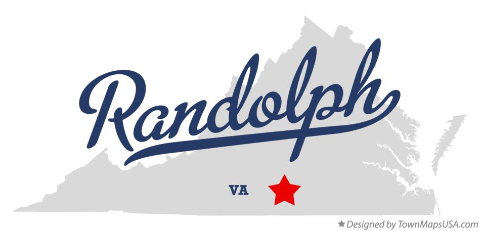 Map of Randolph Virginia VA