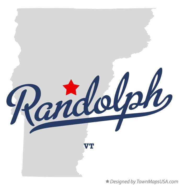Map of Randolph Vermont VT