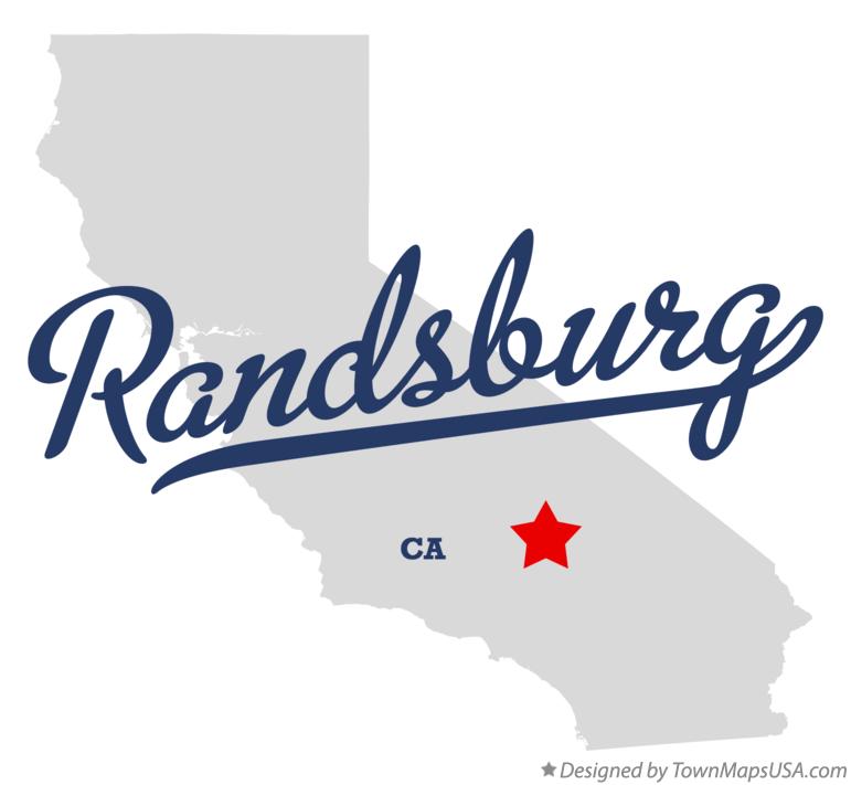 Map of Randsburg California CA