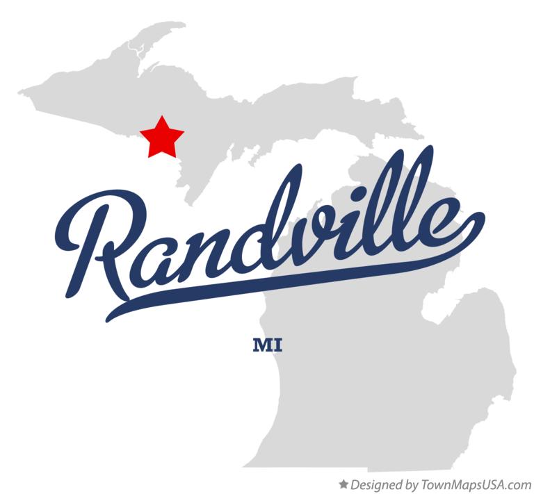 Map of Randville Michigan MI