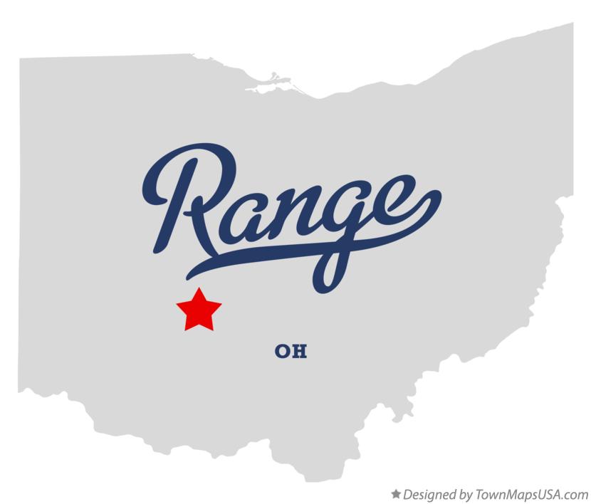 Map of Range Ohio OH