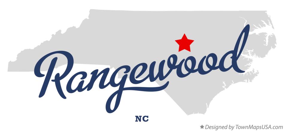 Map of Rangewood North Carolina NC