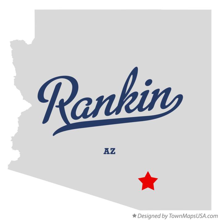 Map of Rankin Arizona AZ