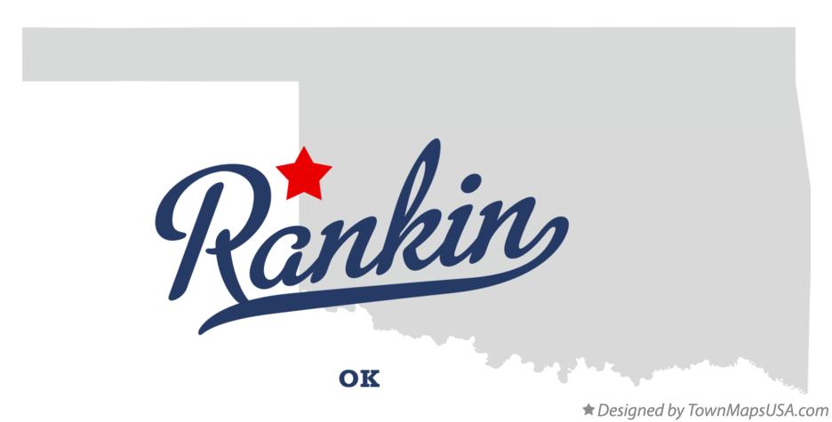 Map of Rankin Oklahoma OK