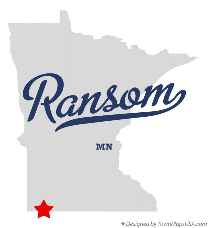 Map of Ransom Minnesota MN