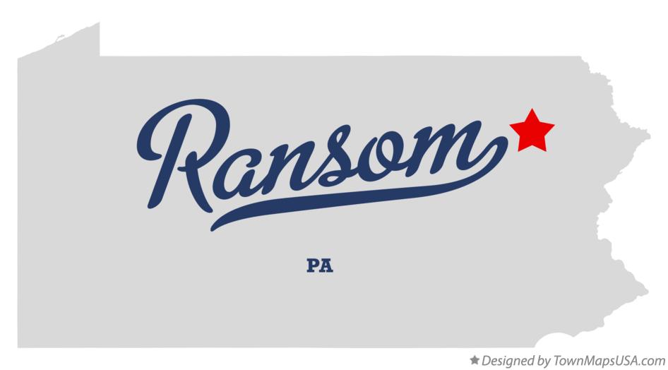 Map of Ransom Pennsylvania PA