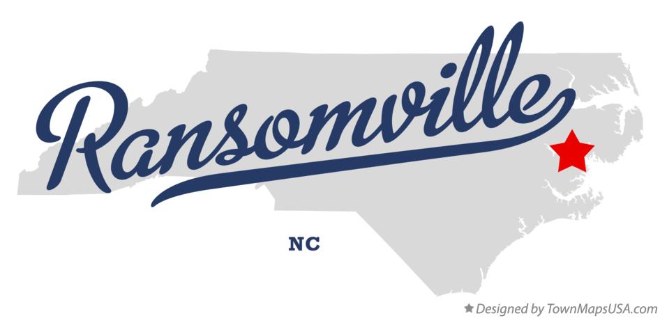 Map of Ransomville North Carolina NC