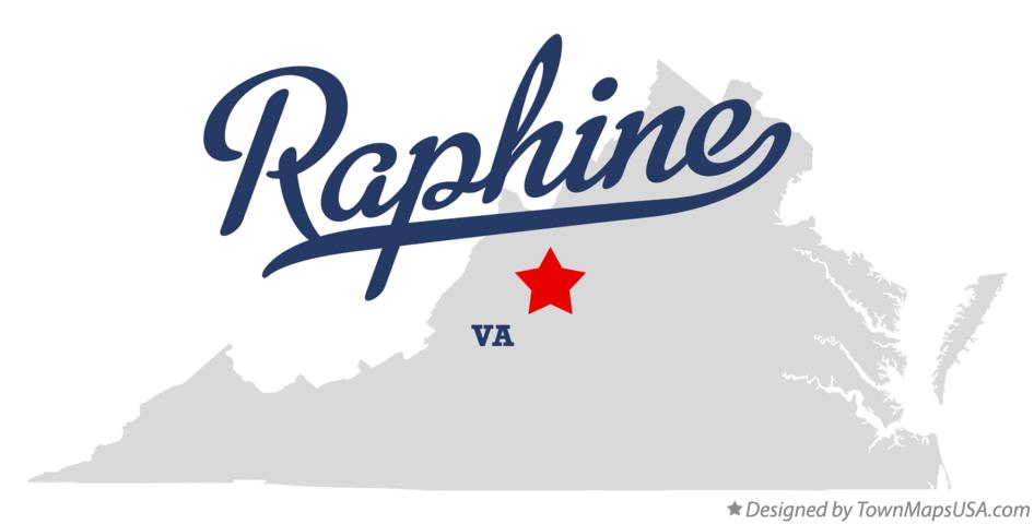 Map of Raphine Virginia VA