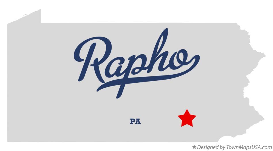 Map of Rapho Pennsylvania PA