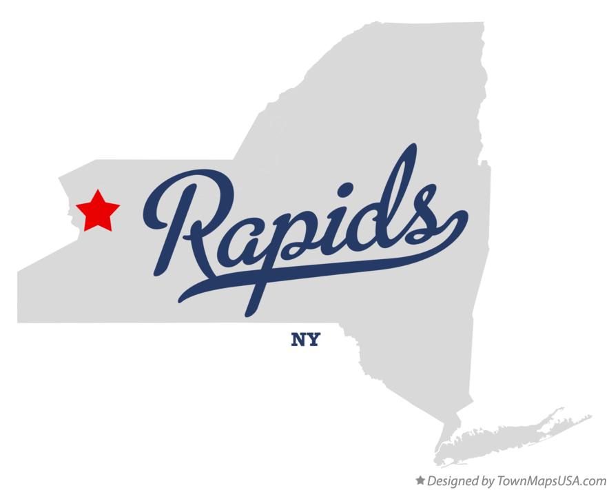 Map of Rapids New York NY