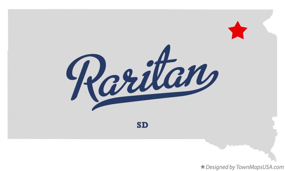 Map of Raritan South Dakota SD