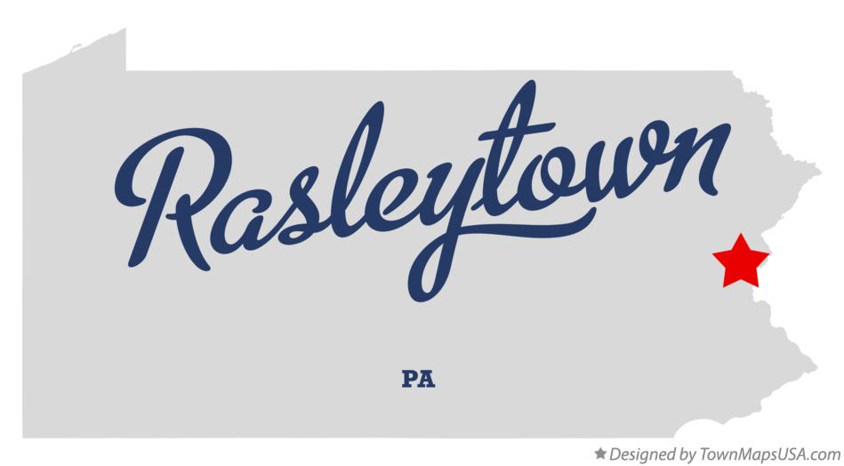 Map of Rasleytown Pennsylvania PA