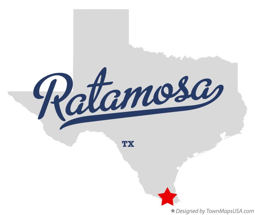 Map of Ratamosa Texas TX