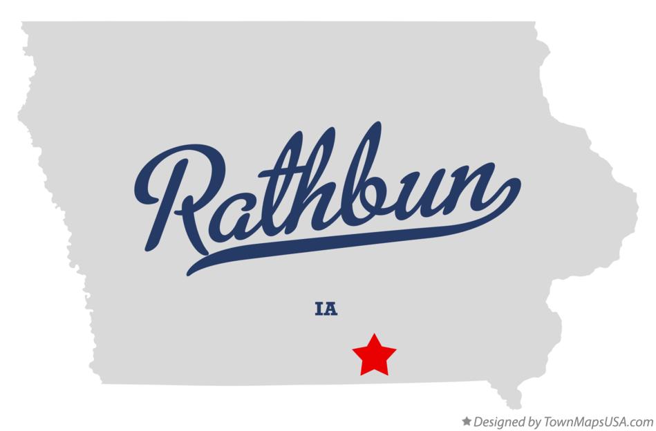 Map of Rathbun Iowa IA
