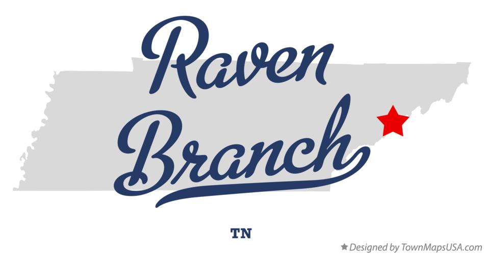 Map of Raven Branch Tennessee TN