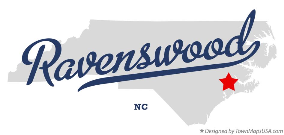 Map of Ravenswood North Carolina NC