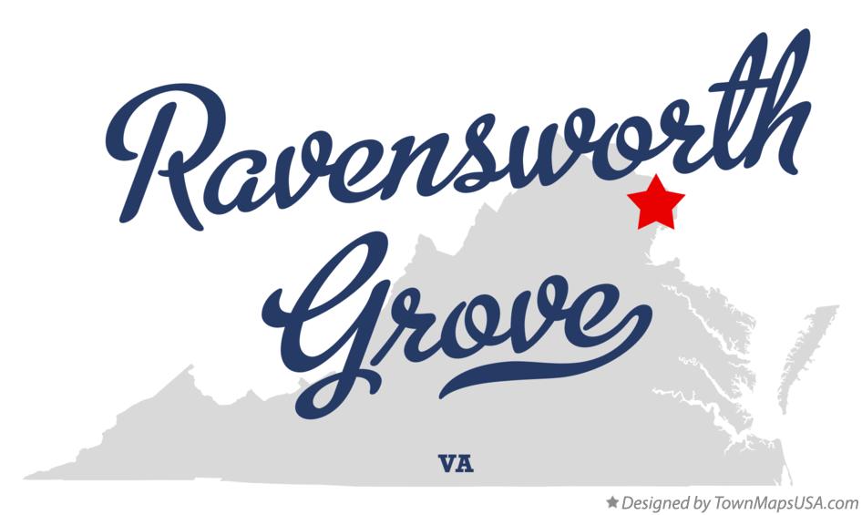 Map of Ravensworth Grove Virginia VA