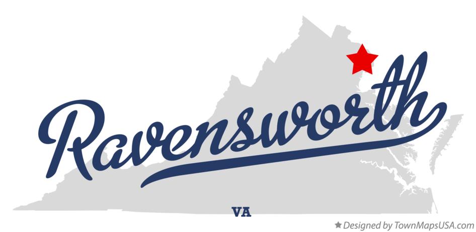 Map of Ravensworth Virginia VA