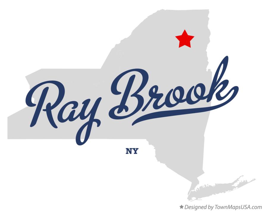 Map of Ray Brook New York NY
