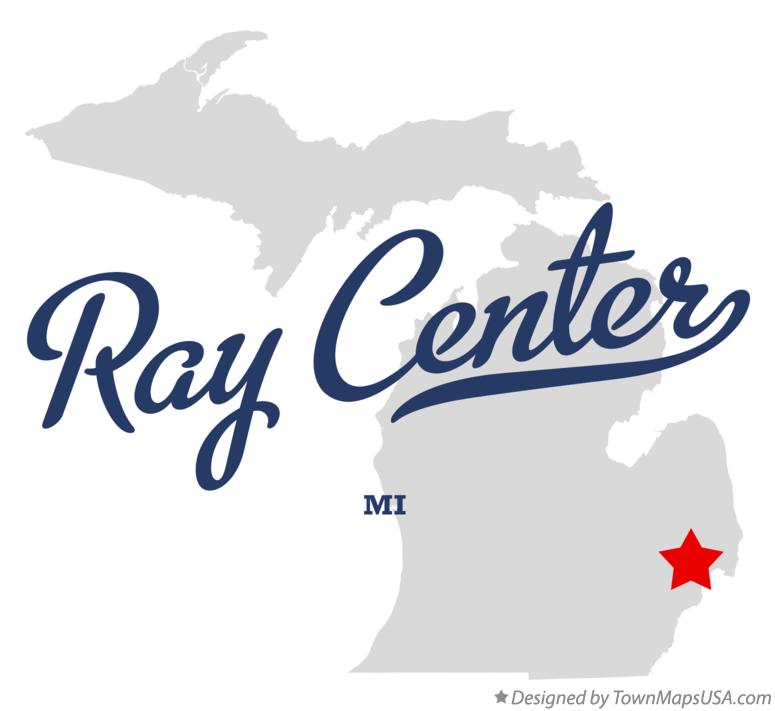 Map of Ray Center Michigan MI