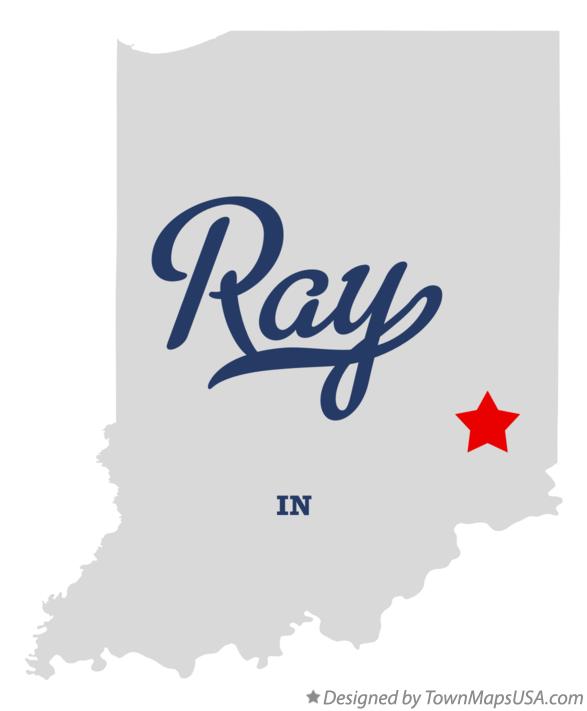 Map of Ray Indiana IN