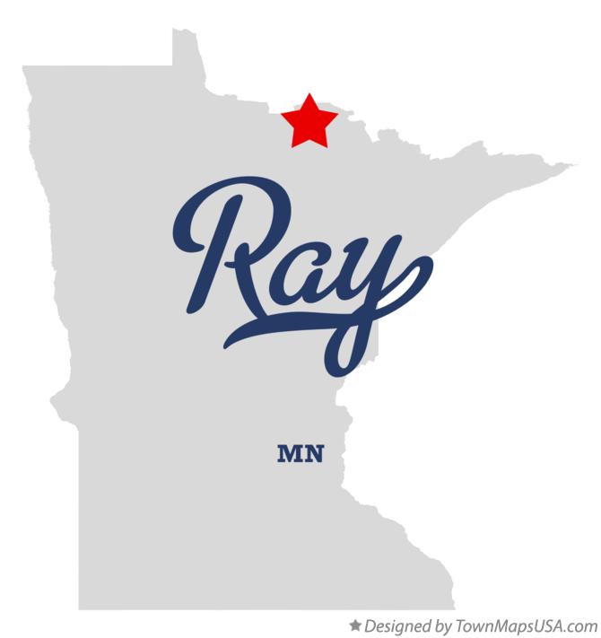 Map of Ray Minnesota MN