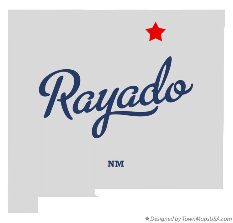 Map of Rayado New Mexico NM