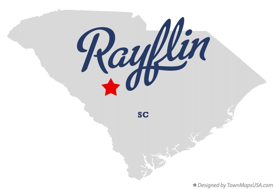 Map of Rayflin South Carolina SC