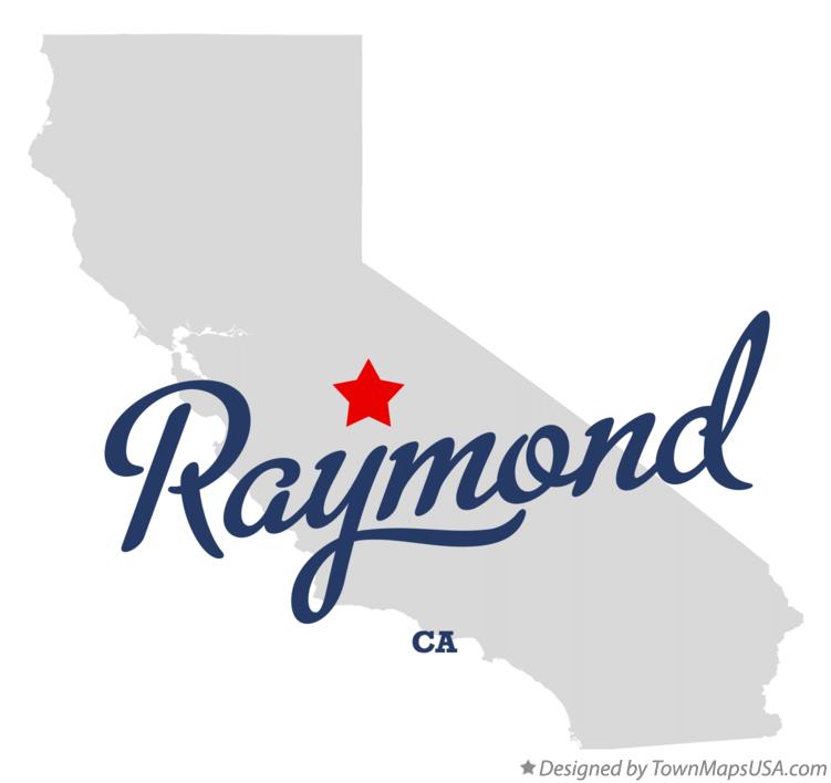 Map of Raymond California CA