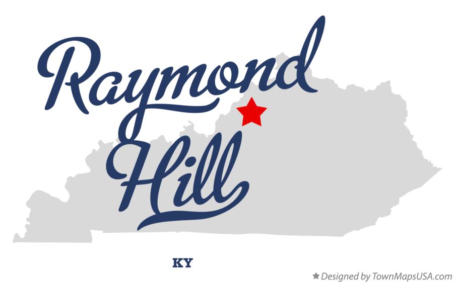 Map of Raymond Hill Kentucky KY