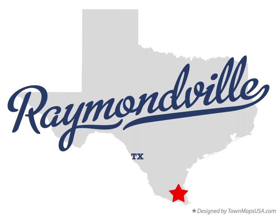 Map of Raymondville Texas TX