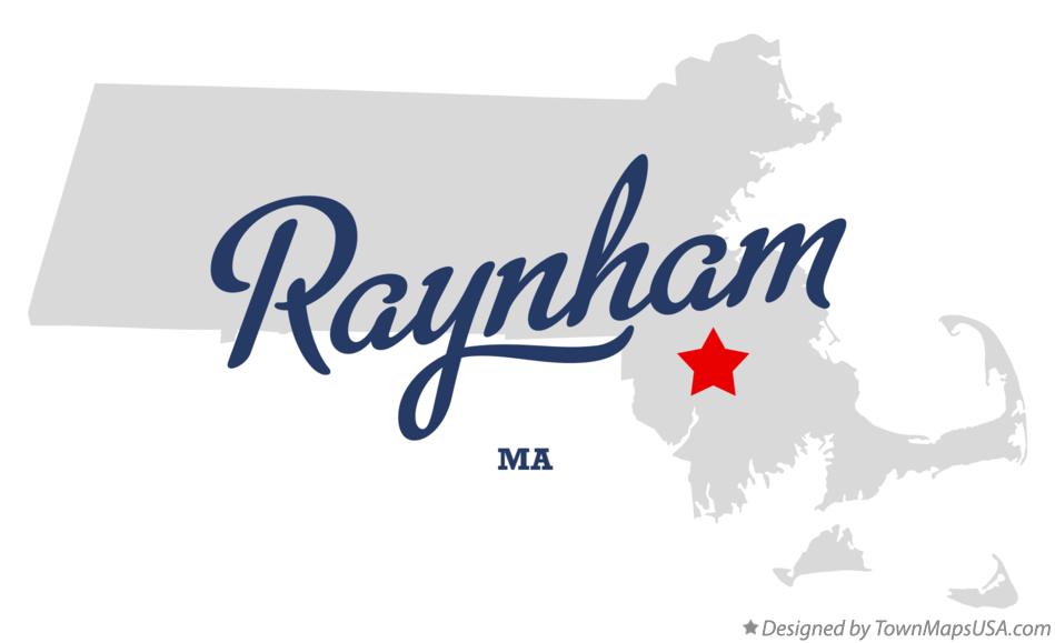 Map of Raynham Massachusetts MA