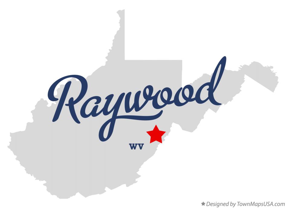 Map of Raywood West Virginia WV