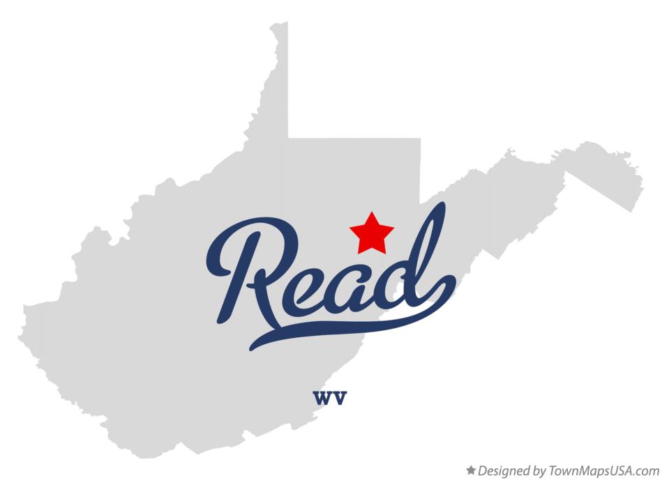 Map of Read West Virginia WV