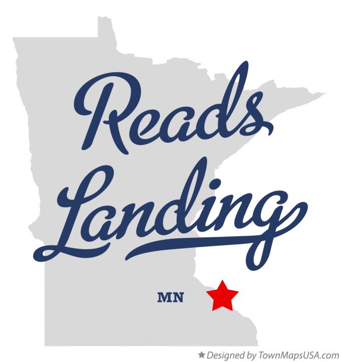 Map of Reads Landing Minnesota MN