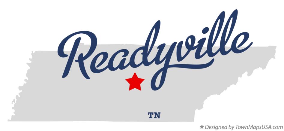 Map of Readyville Tennessee TN