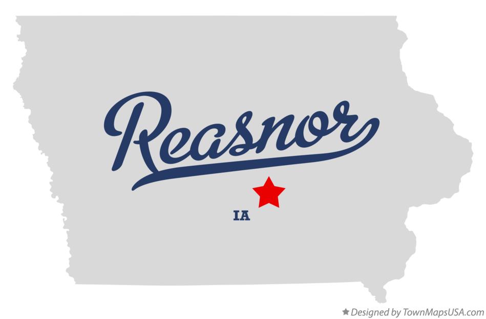 Map of Reasnor Iowa IA