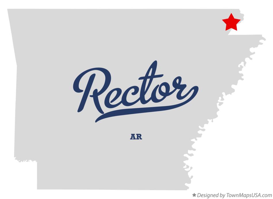Map of Rector Arkansas AR
