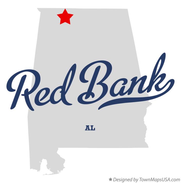 Map of Red Bank Alabama AL