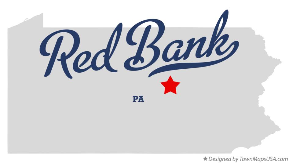 Map of Red Bank Pennsylvania PA