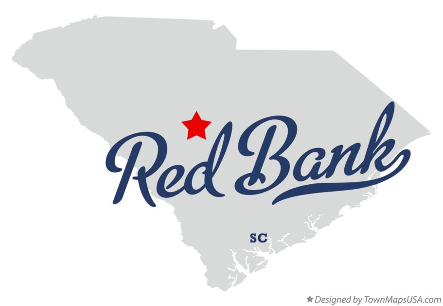 Map of Red Bank South Carolina SC