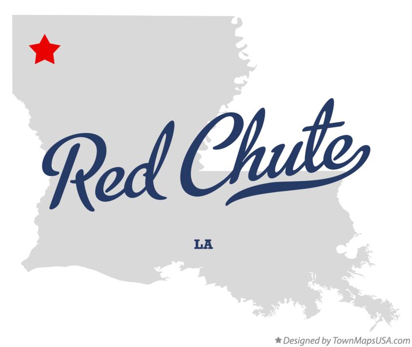 Map of Red Chute Louisiana LA