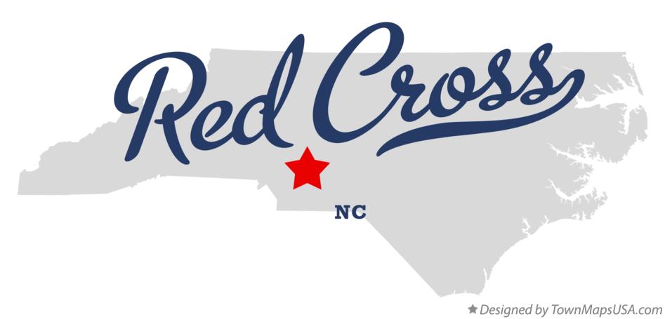 Map of Red Cross North Carolina NC