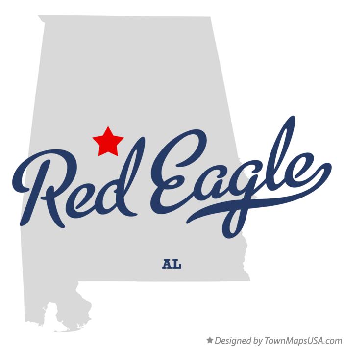 Map of Red Eagle Alabama AL